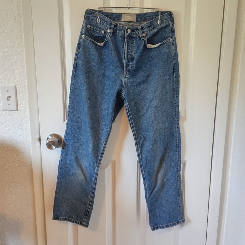 Everlane 90s Cheeky Straight jeans size 28 ankle in Medium Blue